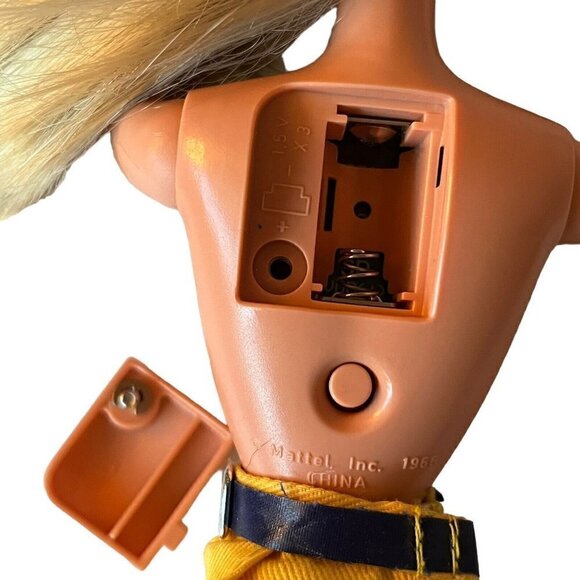 Vtg 1998 Mattel Giggles N Swing Barbie Doll Only Replacement #20333 Tested Works - Picture 15 of 16